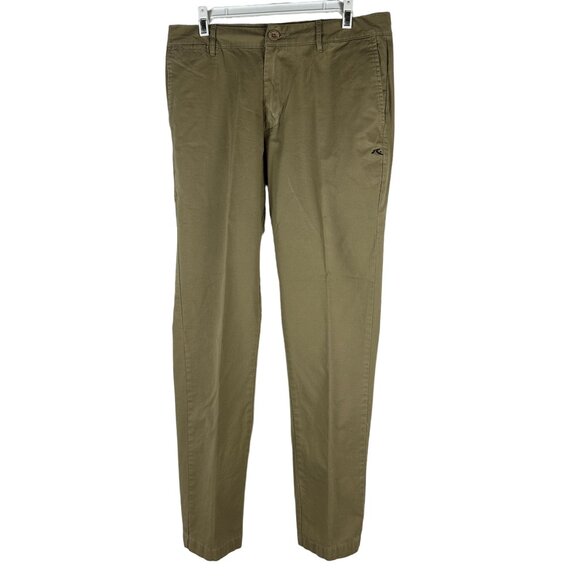 Rusty Mens Khaki Chino Pants Size 33 Cotton/Spandex - Picture 1 of 4